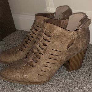 tan booties